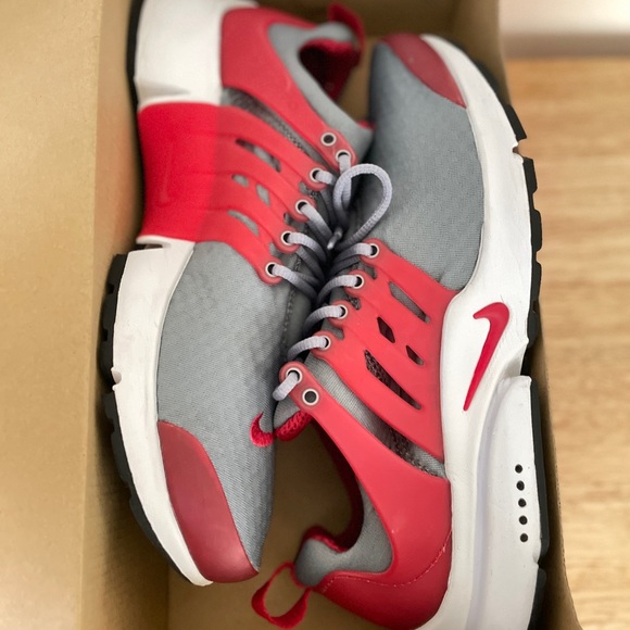Nike Air Presto (Cool Grey/Gym Red) - Picture 8 of 9